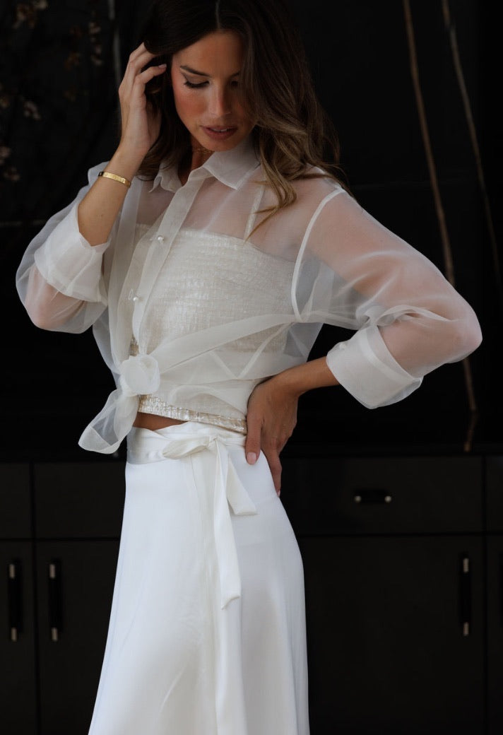 LA GIABLOUSE-ORGANZA Oversize