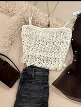 Load image into Gallery viewer, SQUARE TANK Cashmere Lace
