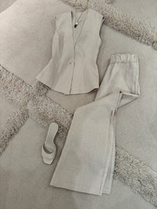 BECCA Slit Pant Linen
